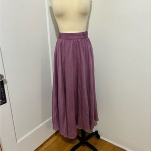 Dusty Mauve Midi Skirt